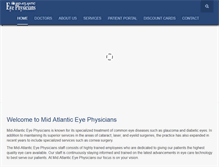 Tablet Screenshot of midatlanticeye.net